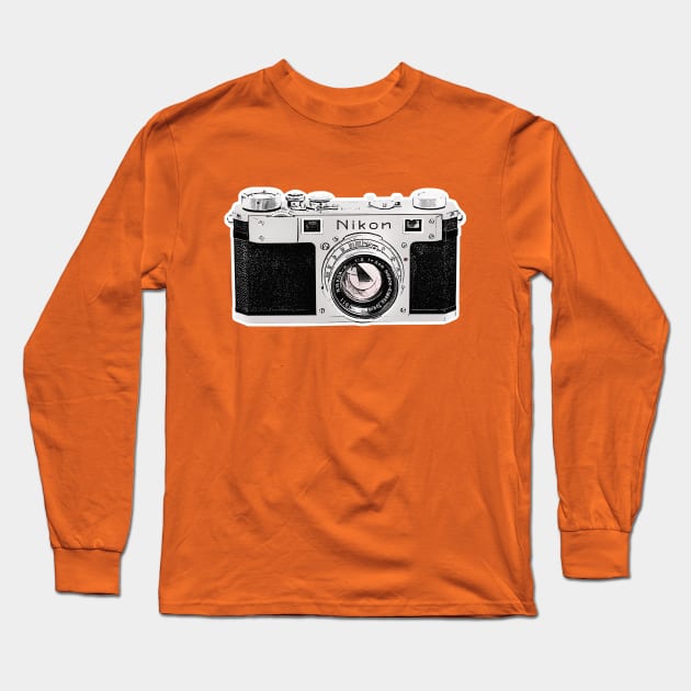 Nikon 1  / Camera Geek Gift Design Long Sleeve T-Shirt by DankFutura